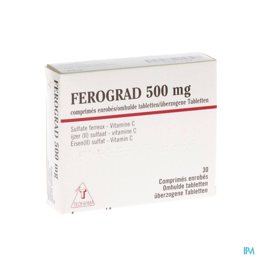 Ferograd 500 Comp 30x525mg 1