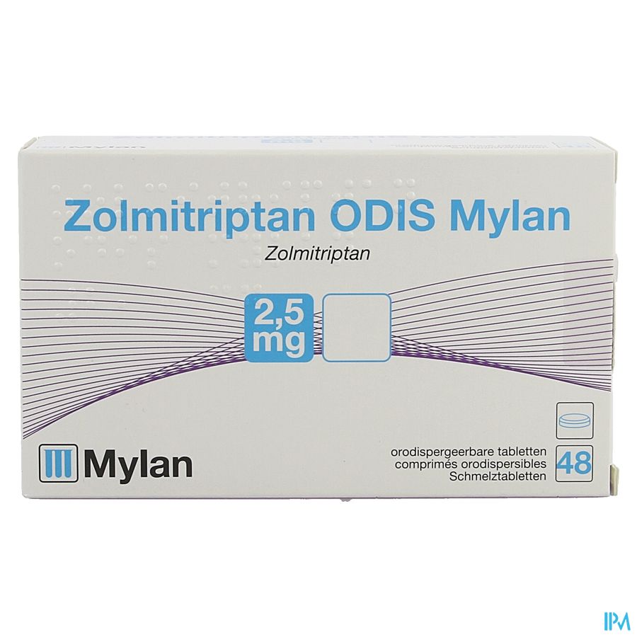 Zolmitriptan Odis Viatris 2,5mg Orodisp.tabl 48 1