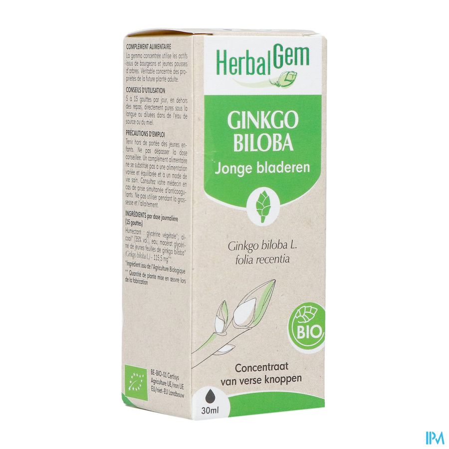 Herbalgem Ginkgo Bio 30ml Herbalgem Ginkgo Bio 30ml
