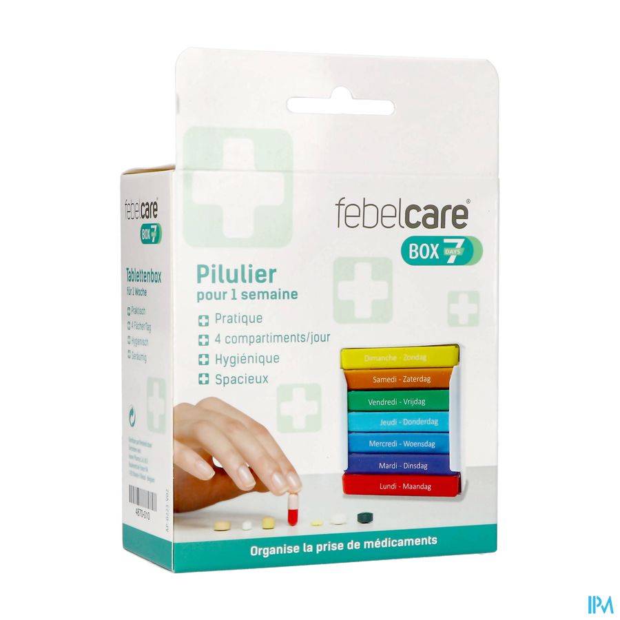 Febelcare Box 7 Days Pillendoos Nf Febelcare Box 7 Days Pillendoos Nf