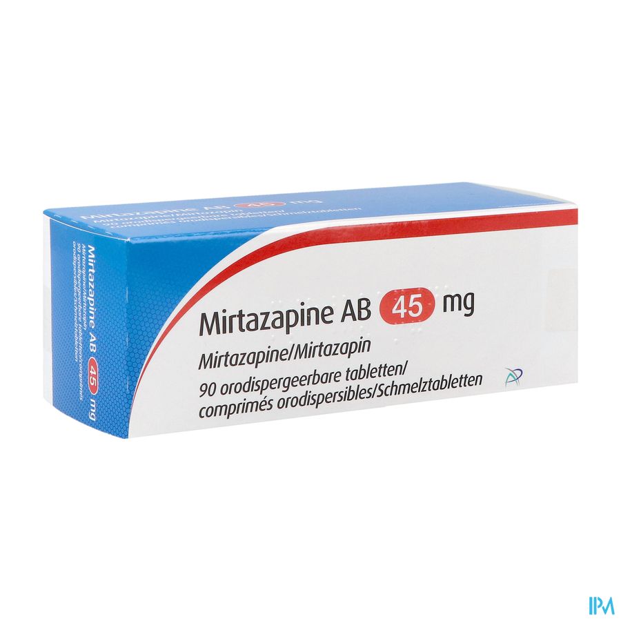Mirtazapine Apotex 45mg Comp Orodisp 90 Mirtazapine Apotex 45mg Comp Orodisp 90