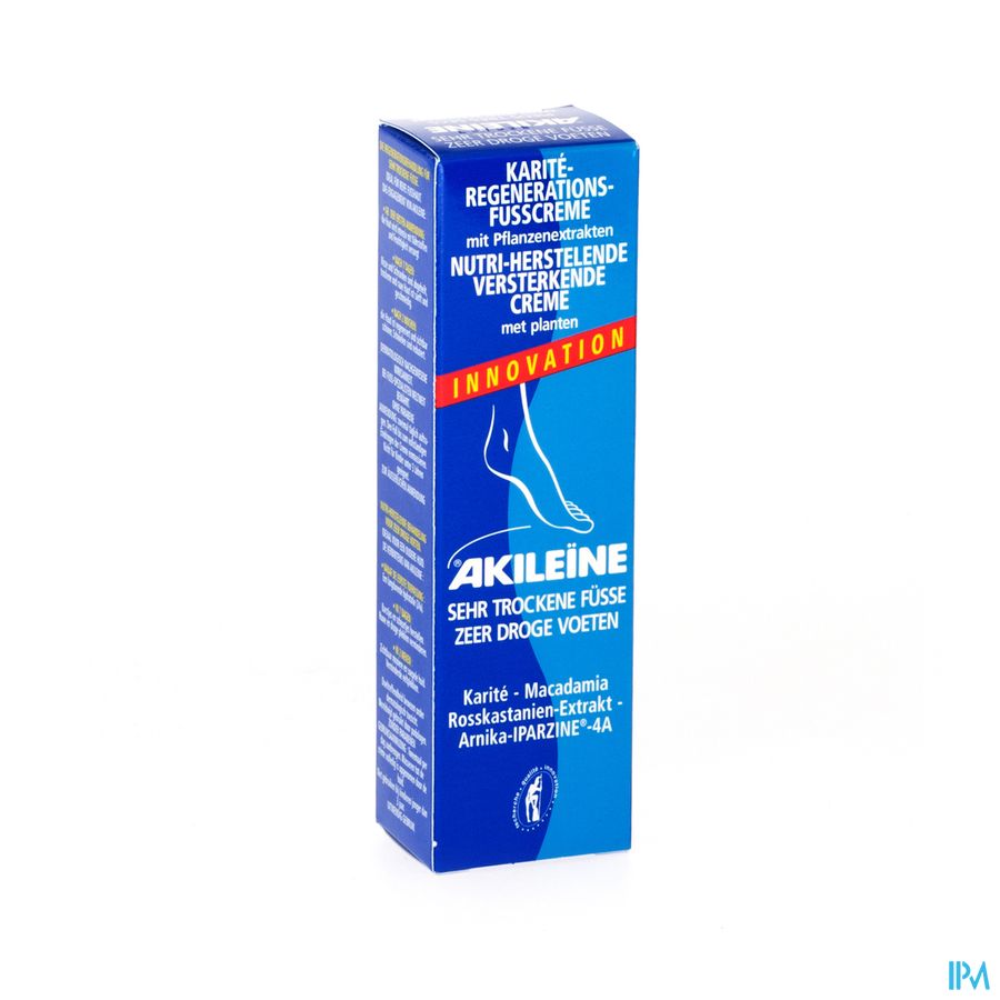 Akileine Cr Nutri Herstel. Droge Voeten Tube 50ml Akileine Cr Nutri Herstel. Droge Voeten Tube 50ml