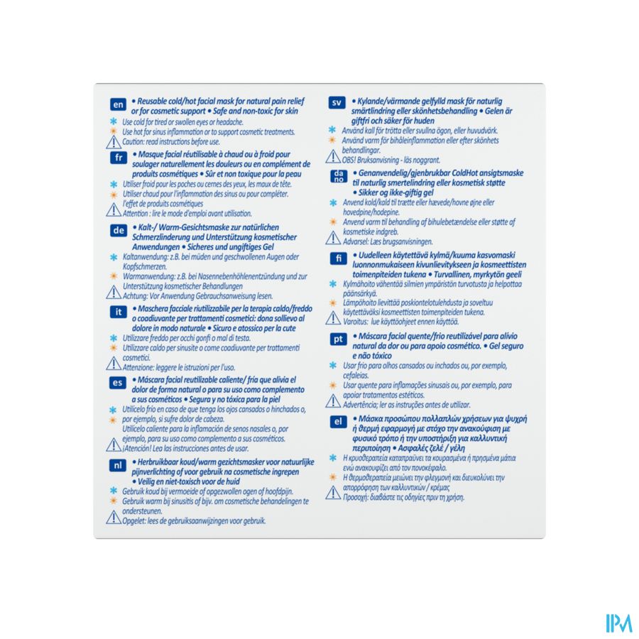 Nexcare 3m Coldhot Ther.pack Gezichtsmas.gel N3071 3