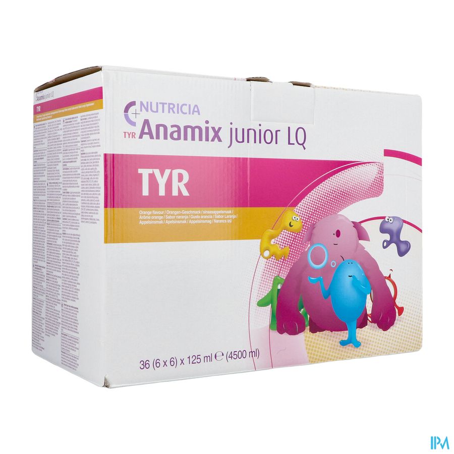 Tyr Anamix Junior Lq Orange 36x125ml Tyr Anamix Junior Lq Orange 36x125ml