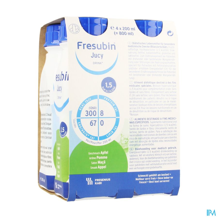 Fresubin Jucy Drink 200ml Pomme/appel 2