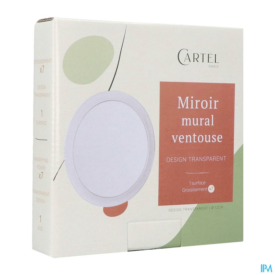 Miroir Mural Ventouses 12cm Transp. X7 (asie) Miroir Mural Ventouses 12cm Transp. X7 (asie)