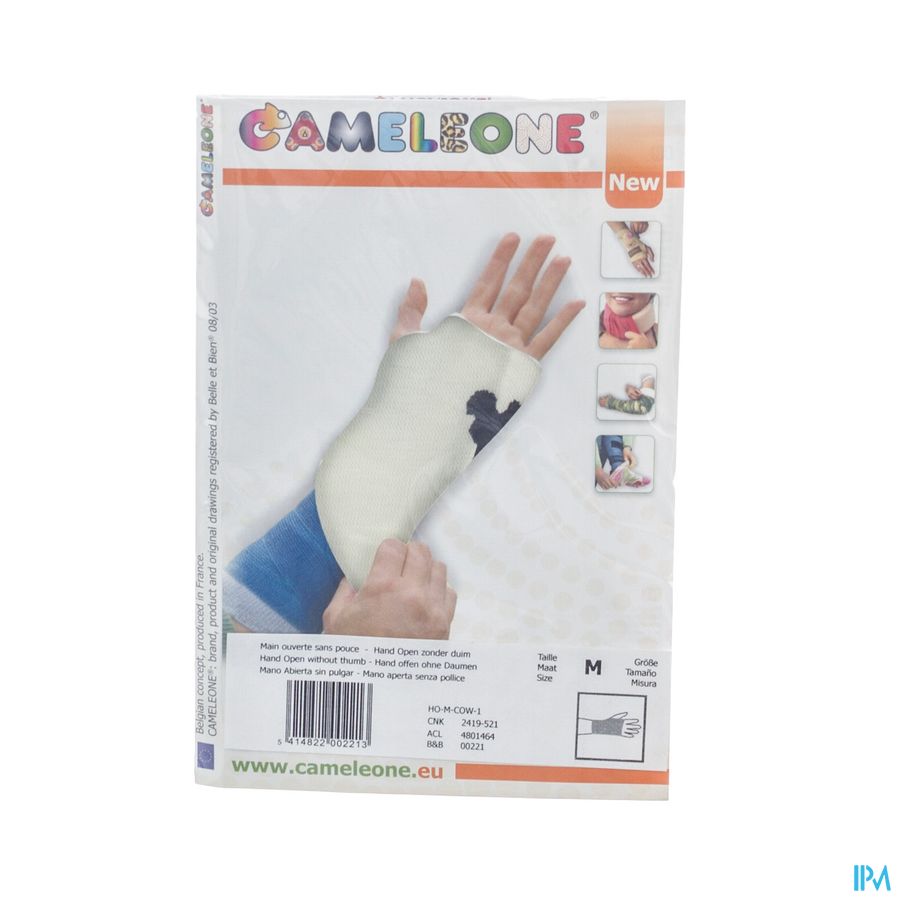 Cameleone Hand Open -duim Koe M 1 Cameleone Hand Open -duim Koe M 1
