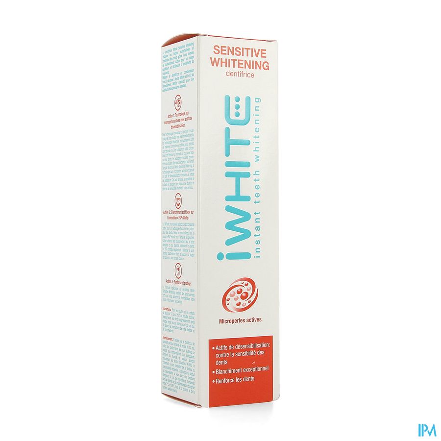 Iwhite Dentifrice Sensitive Whitening Tube 75ml Iwhite Dentifrice Sensitive Whitening Tube 75ml