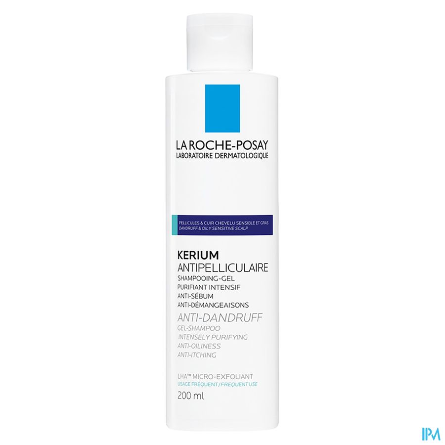 La Roche Posay Kerium Sh Gel Antipelliculaire Pg 200ml 3
