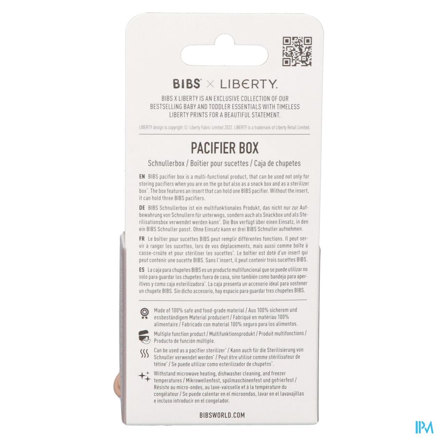 Bibs Fopspeenbox Duo Liberty Garden Blossom 3