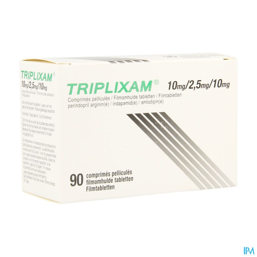 Triplixam 10mg/2,50mg/10mg Impex. Comp Pell 90 Pip Triplixam 10mg/2,50mg/10mg Impex. Comp Pell 90 Pip