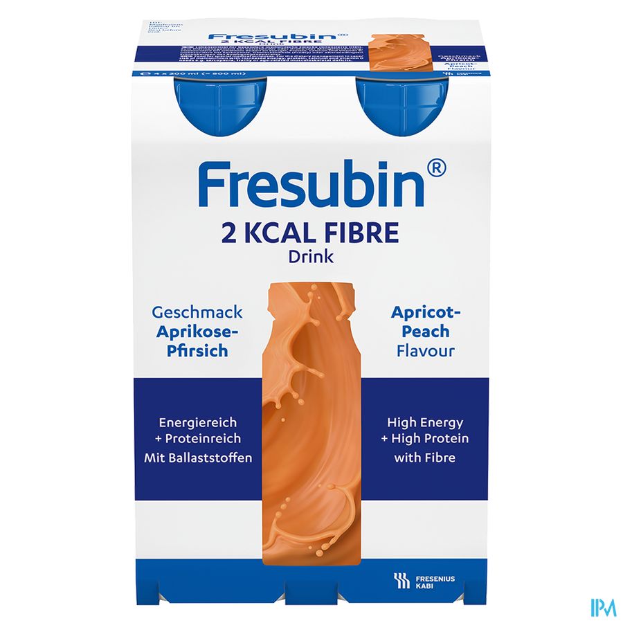 Fresubin 2 Kcal Fibre Drink 200ml Pêcheabricot/abrikoosperzik 2