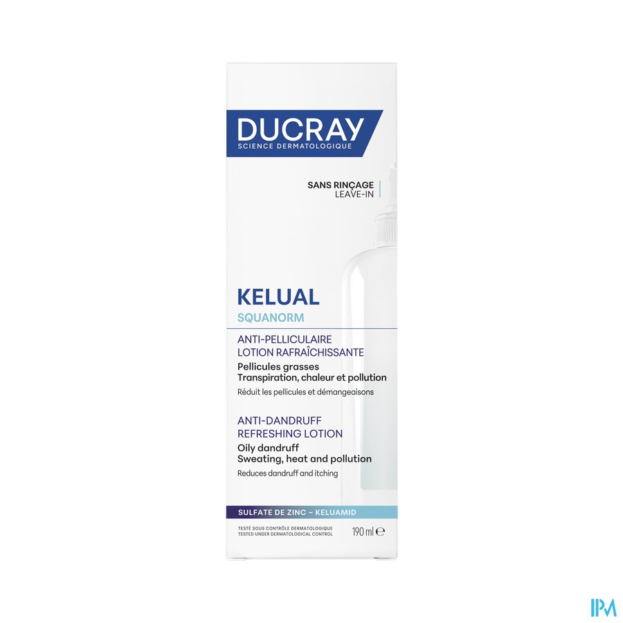 Ducray Kelual Squanorm A/roos Verfris Lotion 190ml