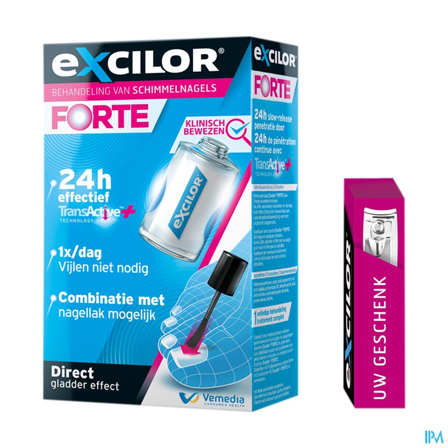 Excilor Behandeling Schimmelnagels Forte+geschenk Excilor Behandeling Schimmelnagels Forte+geschenk