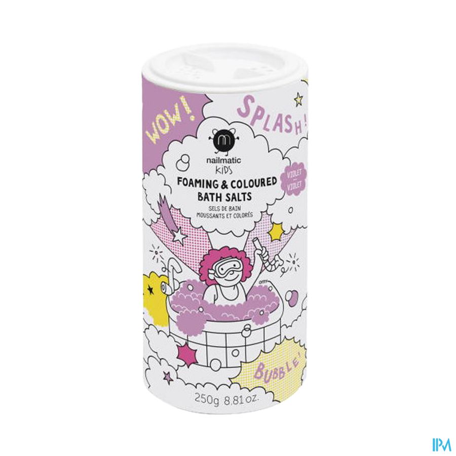 Nailmatic Gekleurd&mousserend Badzout 250g Nailmatic Gekleurd&mousserend Badzout 250g