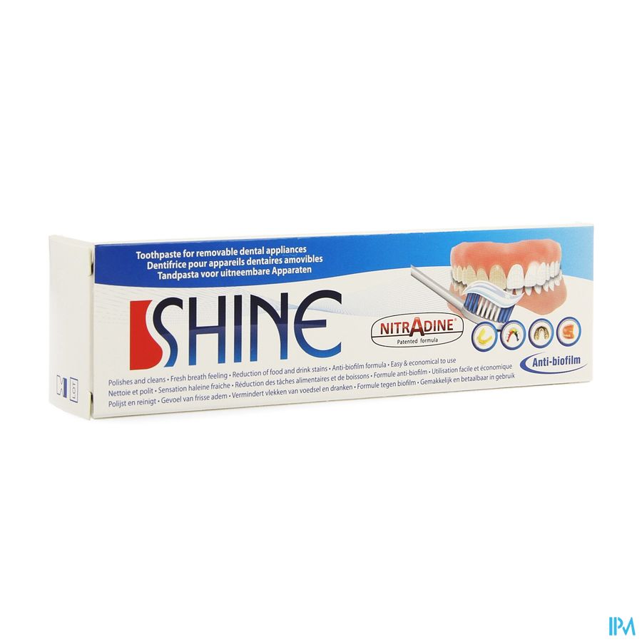 Nitradine Shine Tandpasta 45g