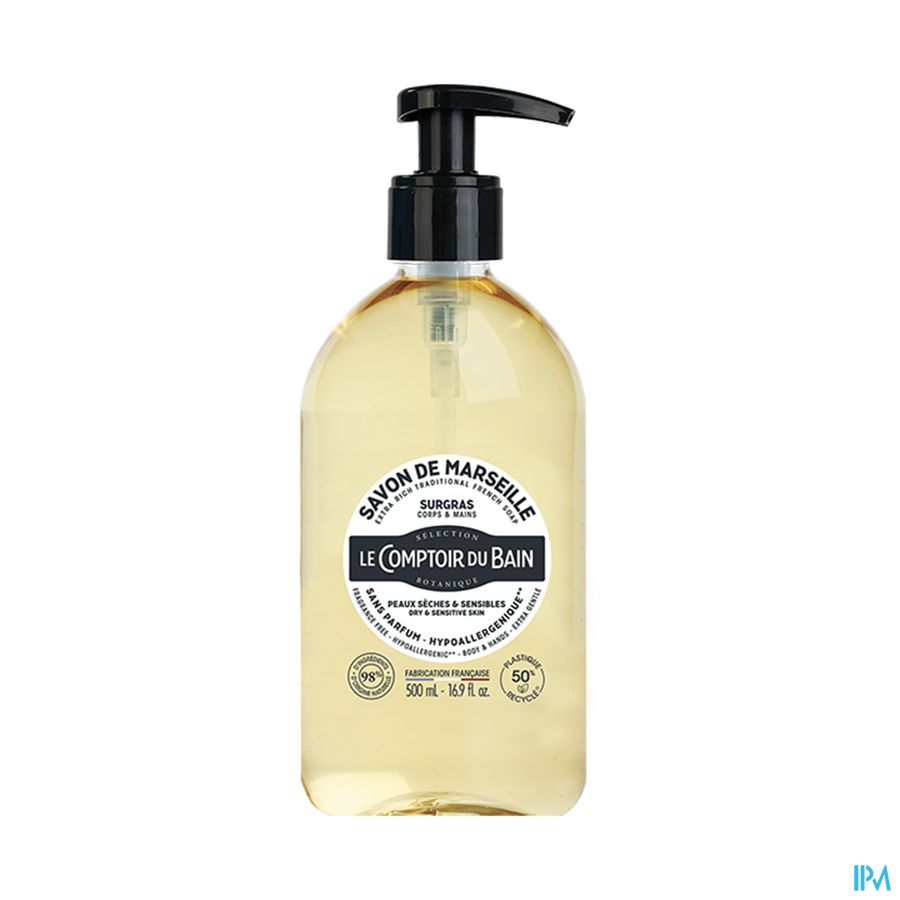 Lcb Savon Liquide Surgras S/palme Fl 500ml Lcb Savon Liquide Surgras S/palme Fl 500ml