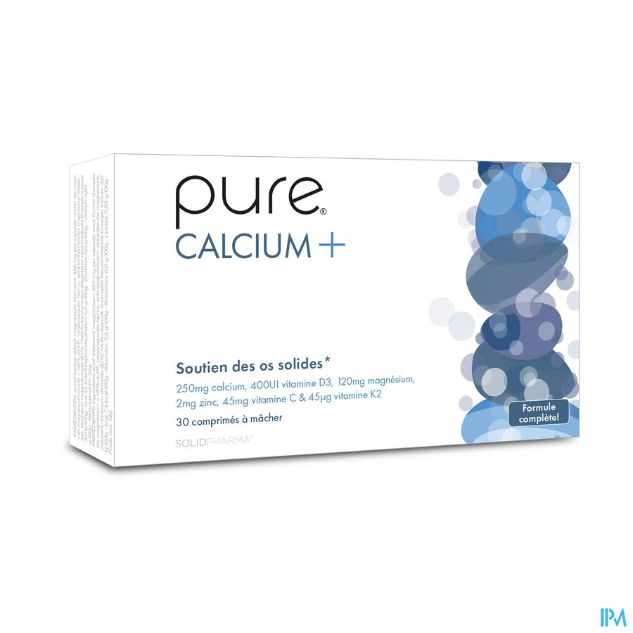 Pure Calcium+ Comp A Croquer 30 Pure Calcium+ Comp A Croquer 30