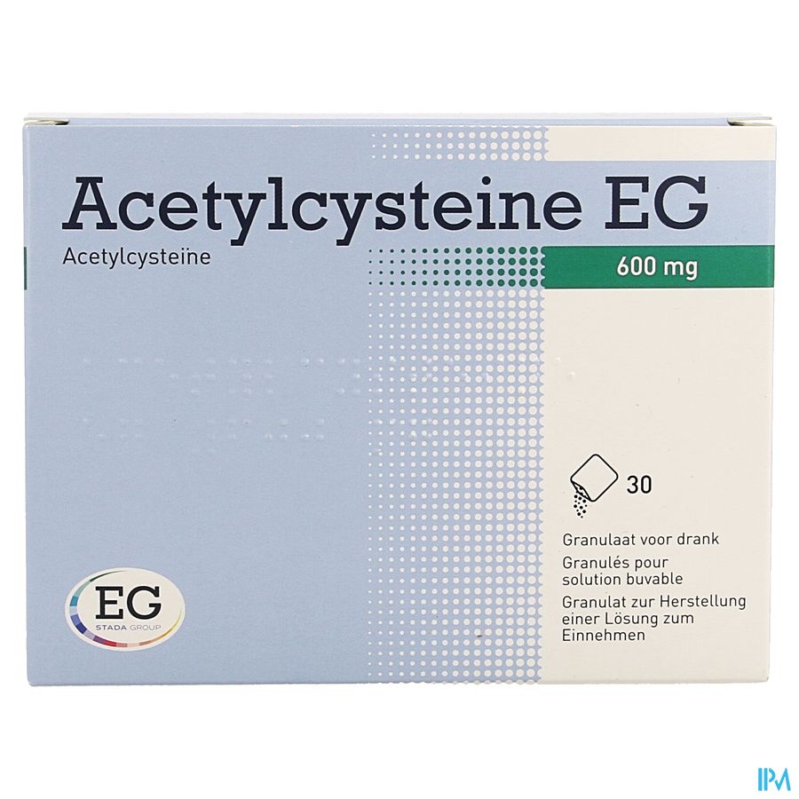 Acetylcysteine EG 600Mg Gran. Vr Drank Zakje  30 1