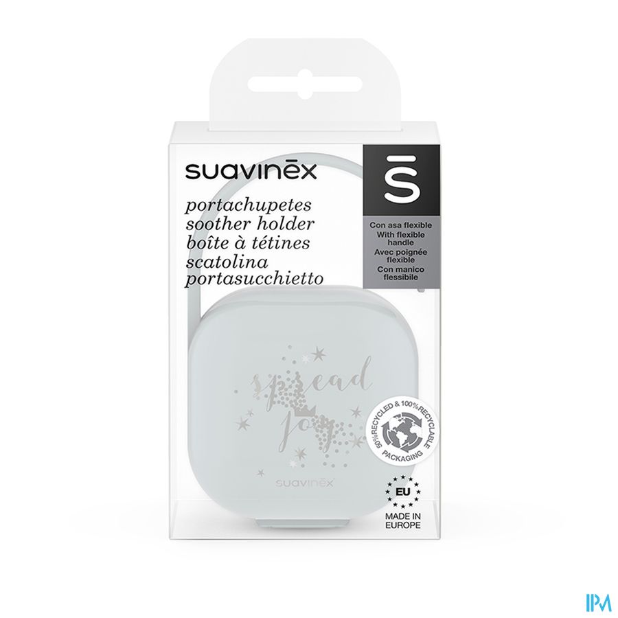 Suavinex Spread Joy Soother Holder Grey Suavinex Spread Joy Soother Holder Grey
