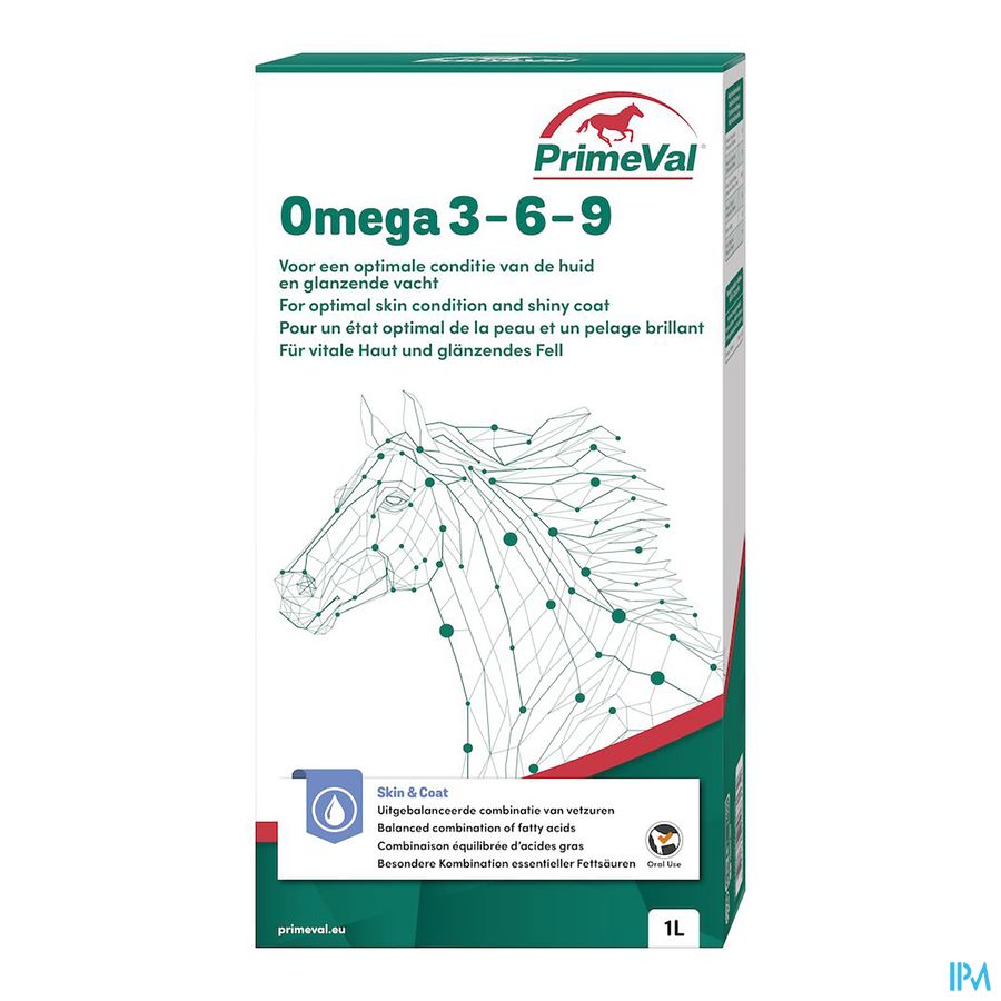Primeval Paarden Omega 3-6-9 1000ml