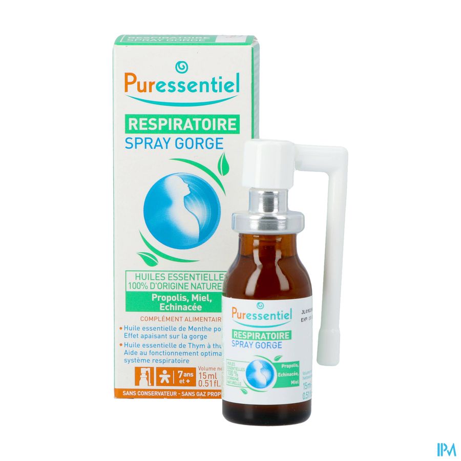 Puressentiel Ademhaling Keelspray 15ml 17