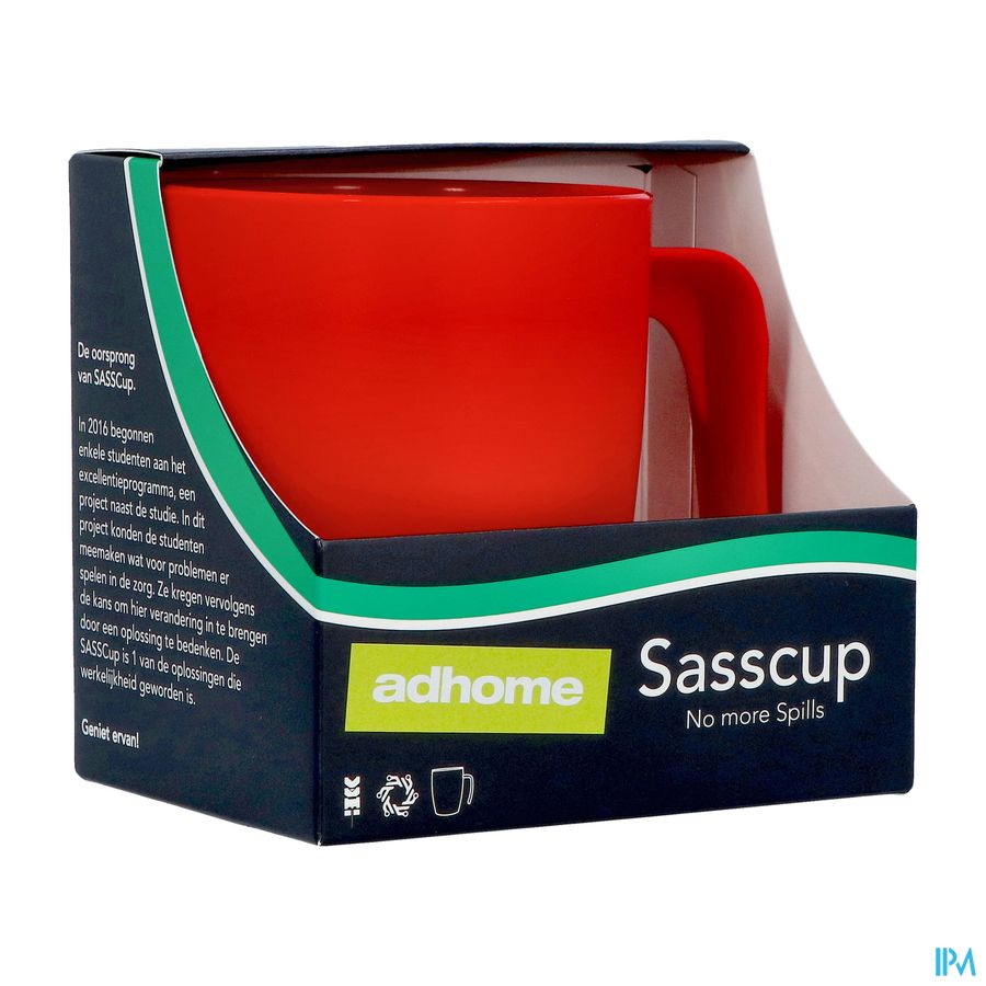 Sasscup Tremorbeker Waaier Rood 150ml