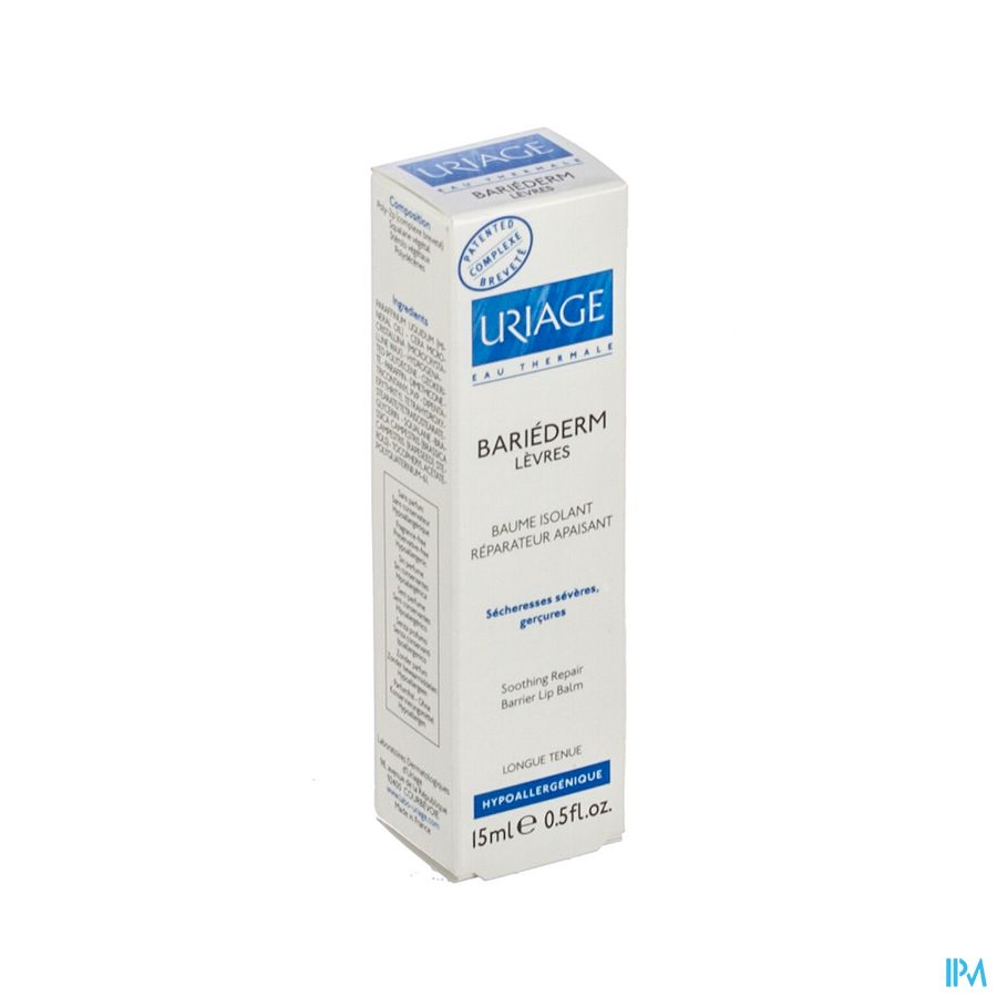 Uriage Bariederm Levres Baume Tube 15ml