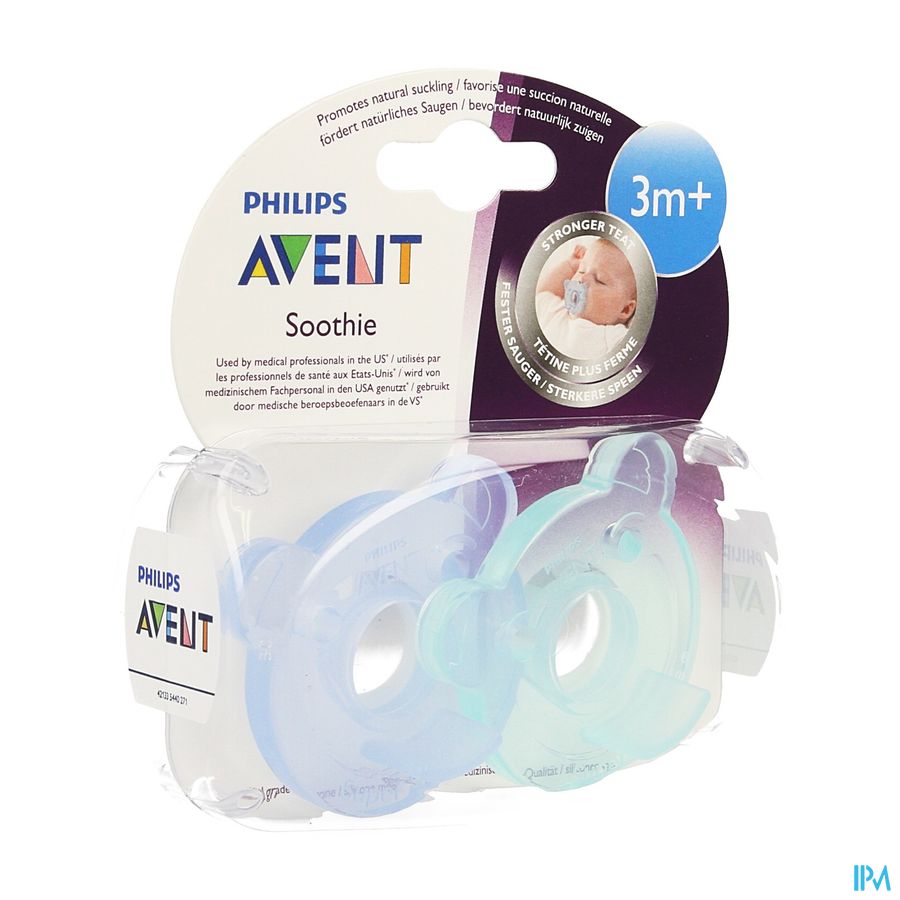 Philips Avent Fopspeen Soother Beer +3m 2 SCF194/03