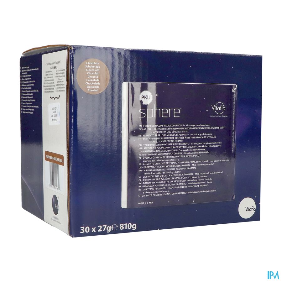 Pku Sphere 15 Chocolat Pdr Sach 30x27g Pku Sphere 15 Chocolat Pdr Sach 30x27g