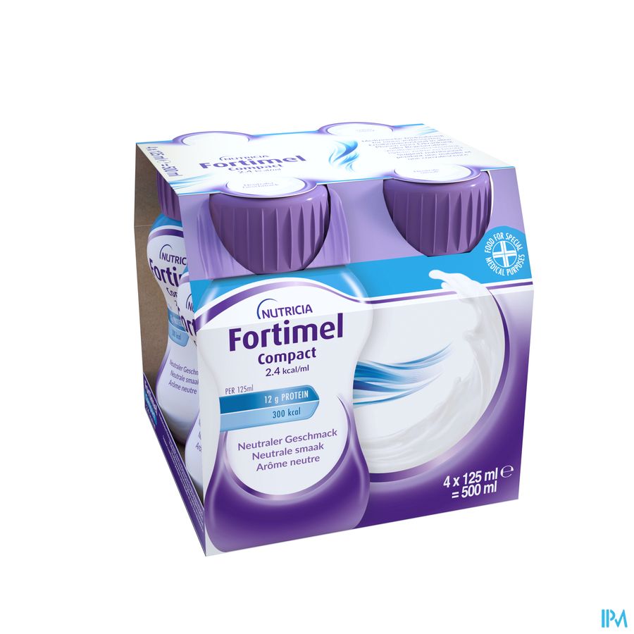 Fortimel Compact 2.4kcal Neutraal 4x125ml 4
