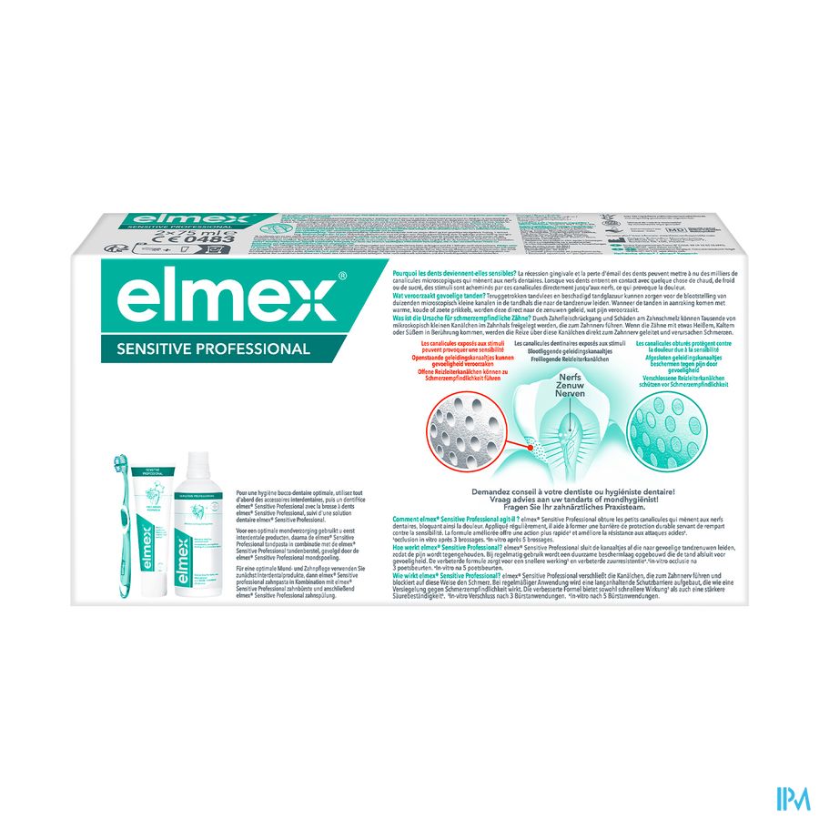 Elmex Sensitive Professional Dentifrice Tube2x75ml 2