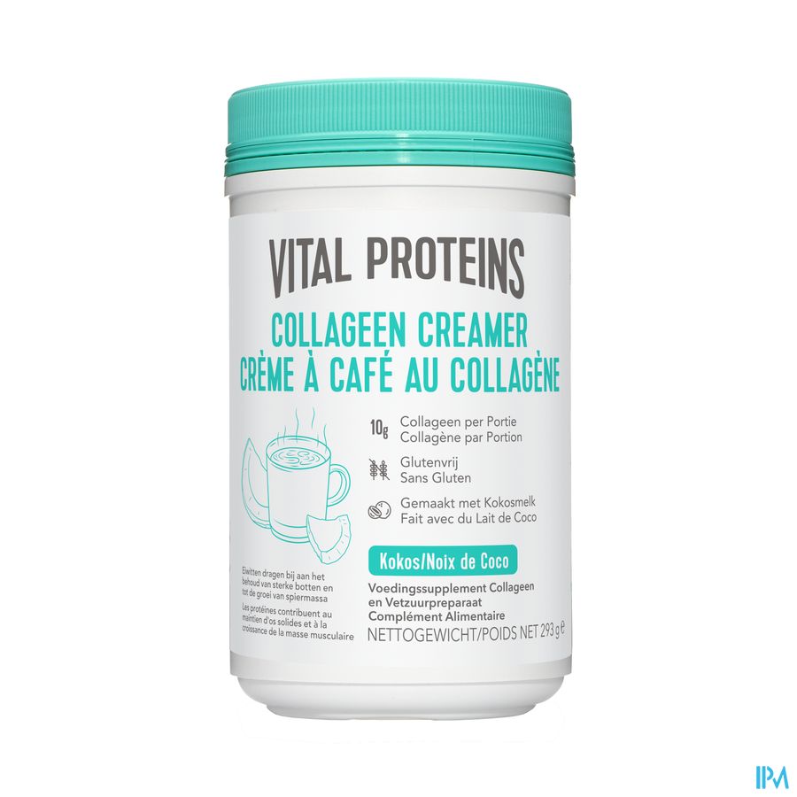 Vital Proteins Creme Cafe Collag. Noix Coco 293g 2