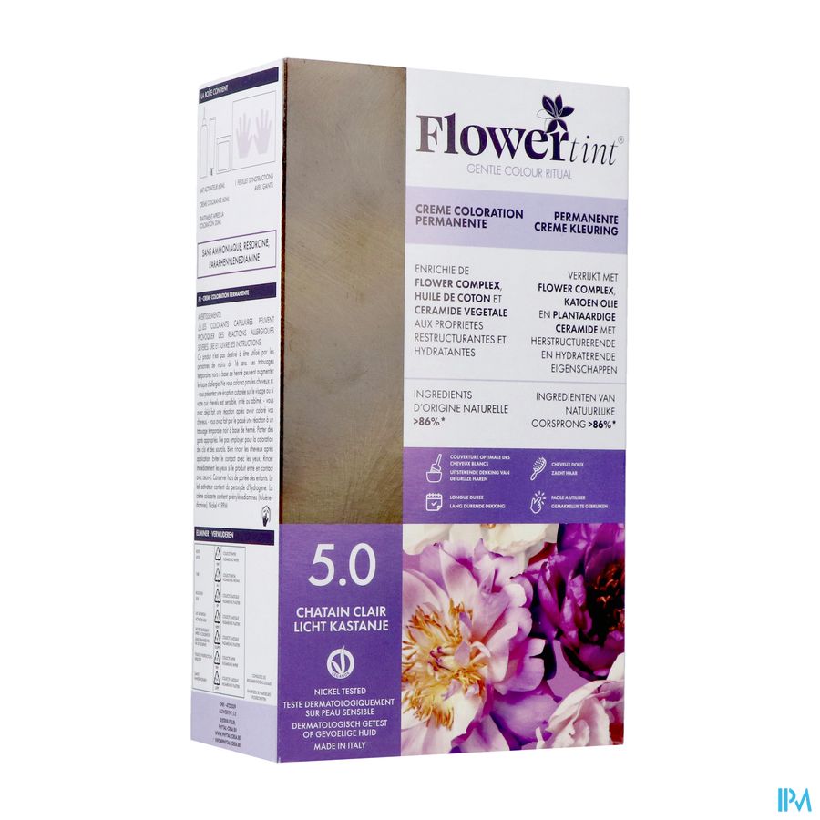 Flowertint Licht Kastanje 5.0 140ml Flowertint Licht Kastanje 5.0 140ml