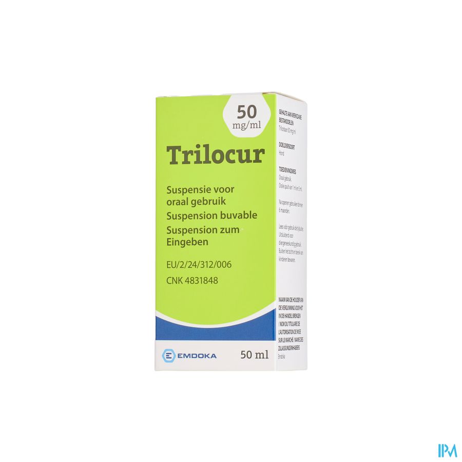 Trilocur 50mg/ml Susp Oraal Gebruik Honden 50ml Trilocur 50mg/ml Susp Oraal Gebruik Honden 50ml