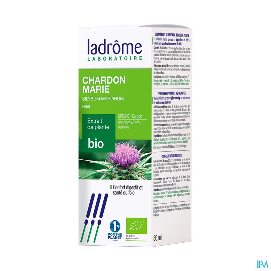 Ladrome Silybum Marianum/mariadistel 100ml