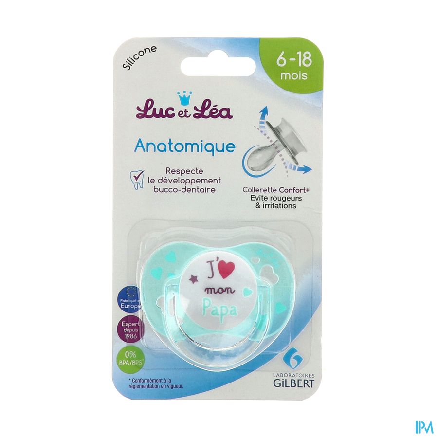 Luc&lea Fopspeen Ana 6m+ Papa Ring Luc&lea Fopspeen Ana 6m+ Papa Ring
