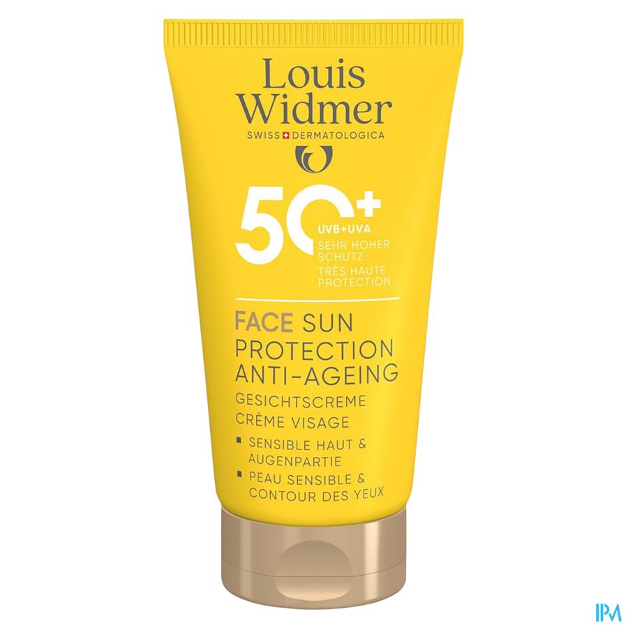 Widmer Face Sun Protection Anti-ageing 50+ Zonder Parfum 50ml 3