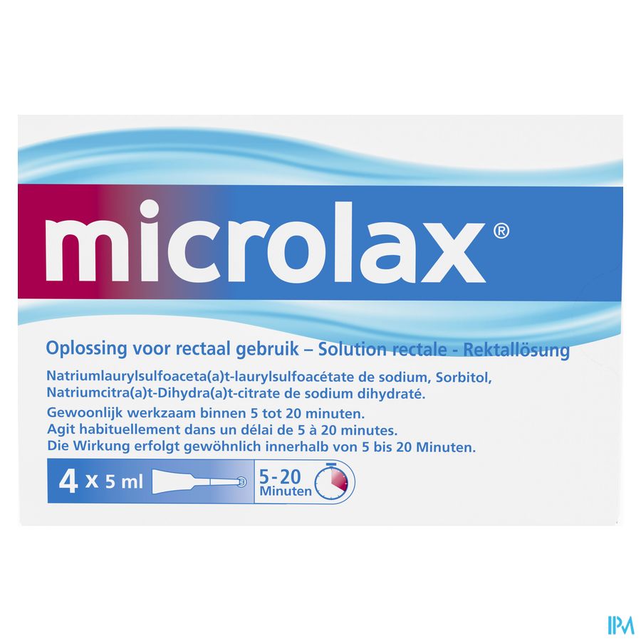 Microlax 4 X 5ml 1
