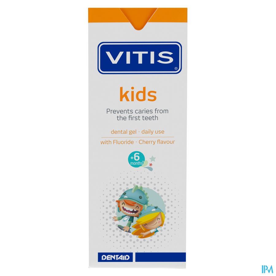 Vitis Kids Gel Tandpasta 50ml 1