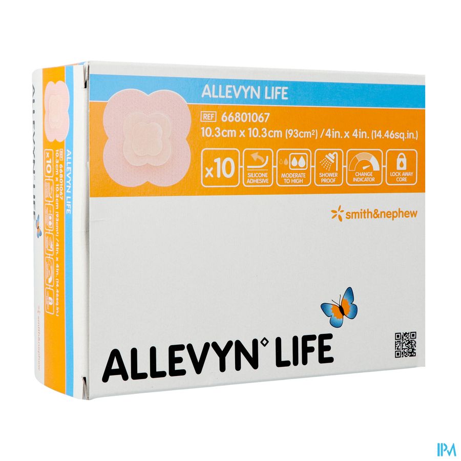 Allevyn Life Verb 10,3x10,3cm 10 66801067 Allevyn Life Verb 10,3x10,3cm 10 66801067