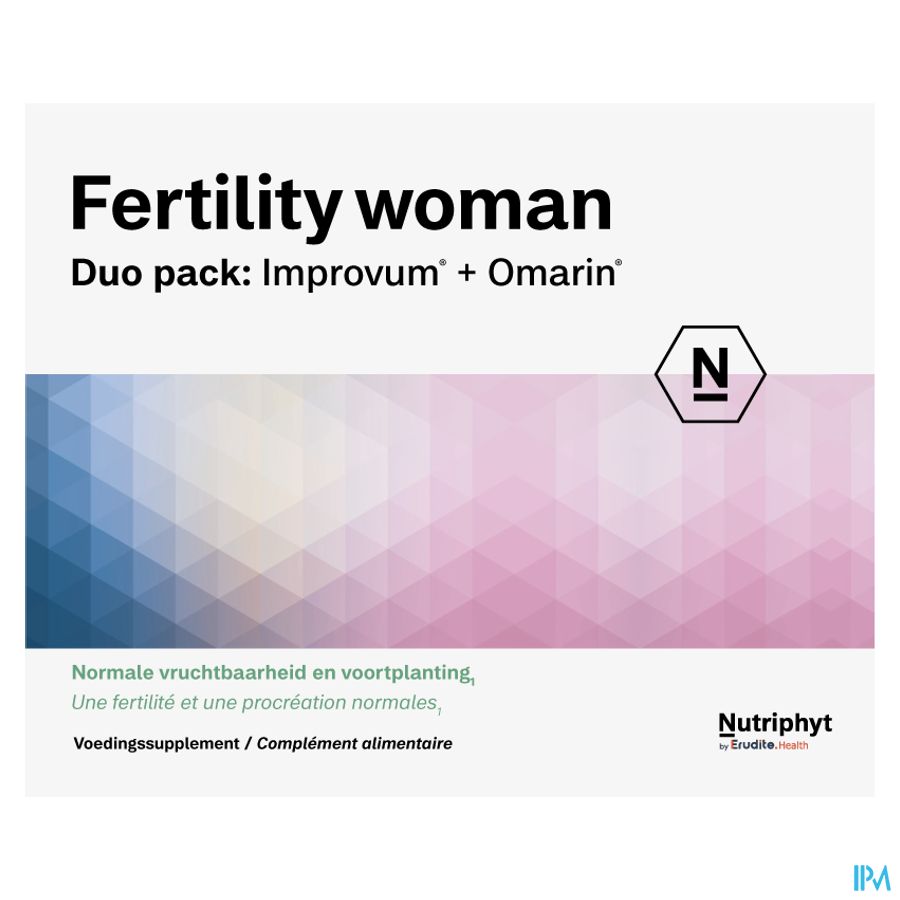 Fertility woman Duo 60 tab Improvum + 60 softgels Omarin 3