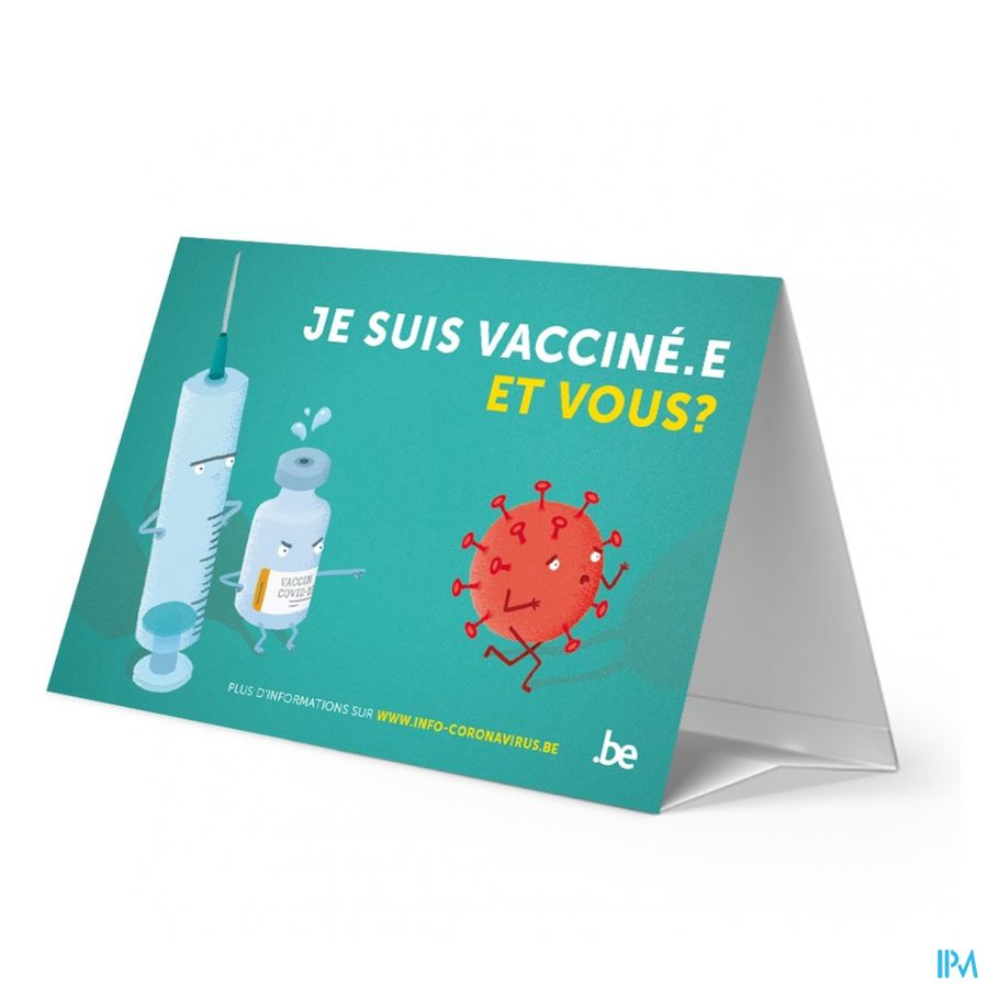 Pancarte Je Suis Vaccine(e) Et Vous? Fr