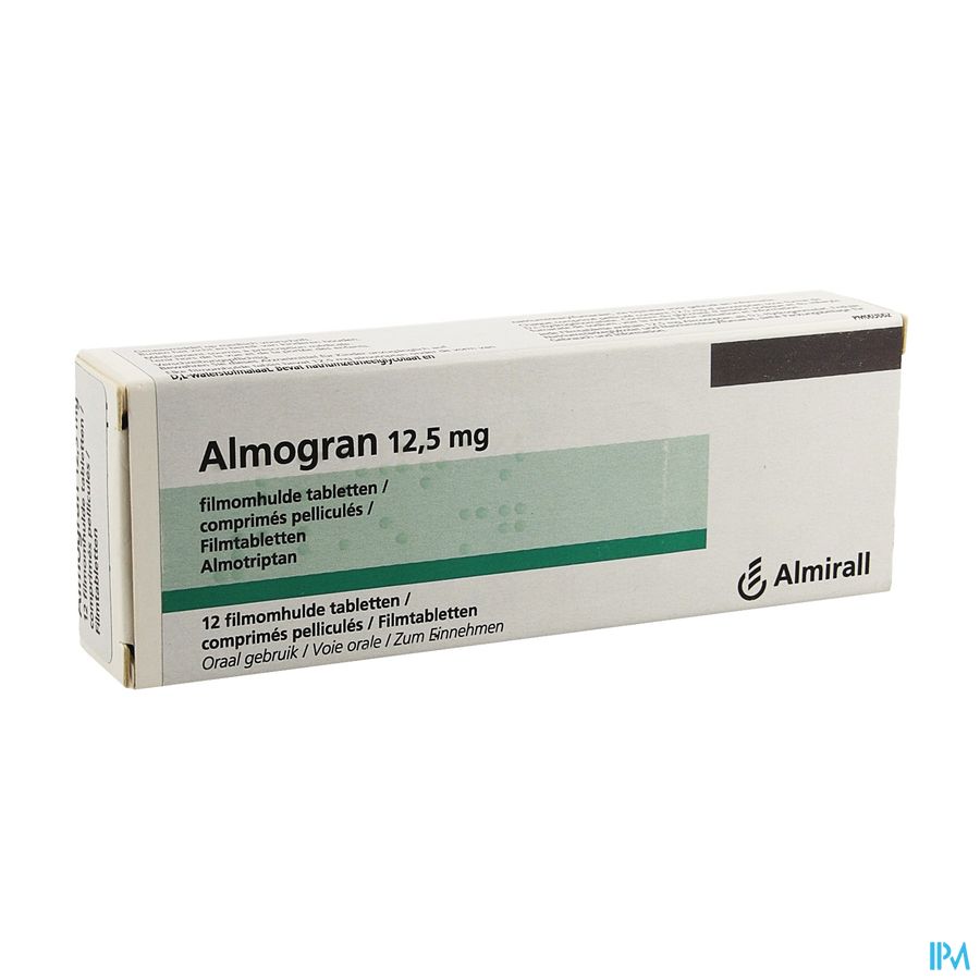 Almogran Pi Pharma 12,5mg Filmomh Tabl 12 Pip Almogran Pi Pharma 12,5mg Filmomh Tabl 12 Pip