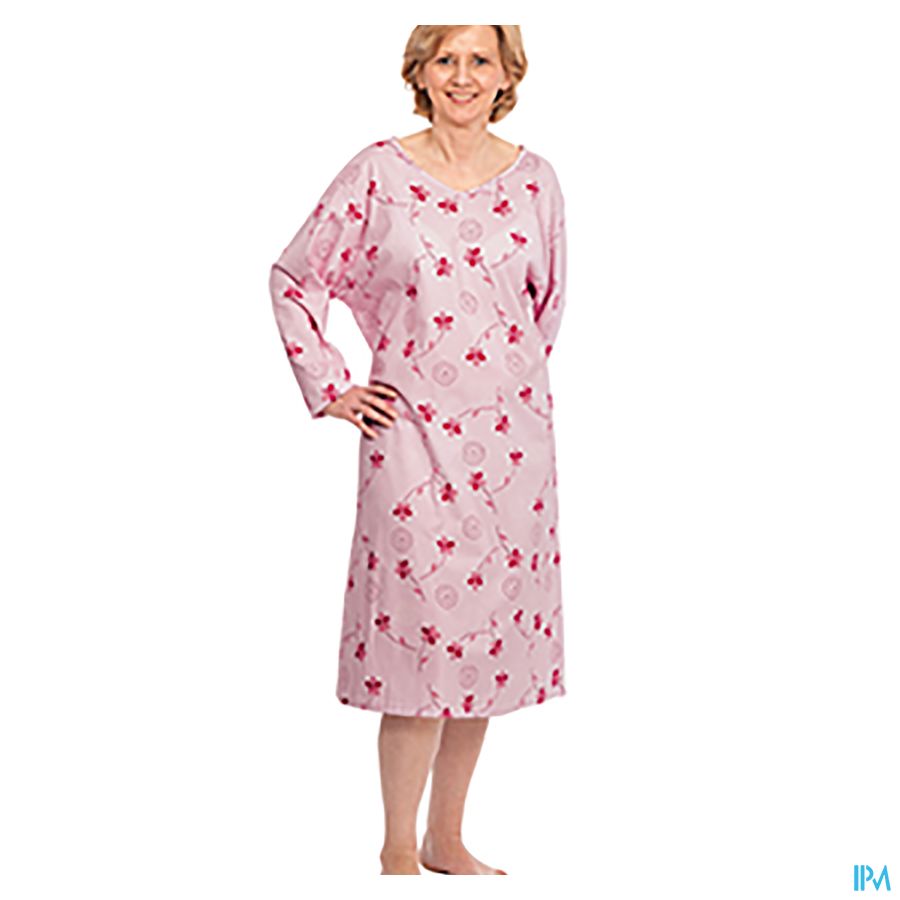 Suprima 4070 Patientenhemd Dame Roze l-xl Suprima 4070 Patientenhemd Dame Roze l-xl