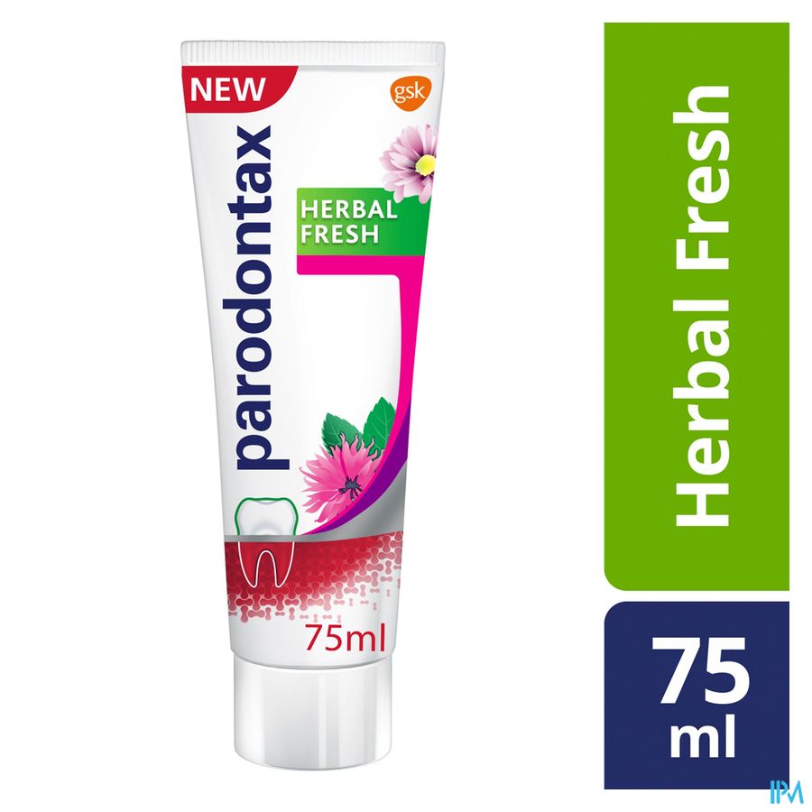 Parodontax Tandpasta Herbal Fresh Tube 75ml 11