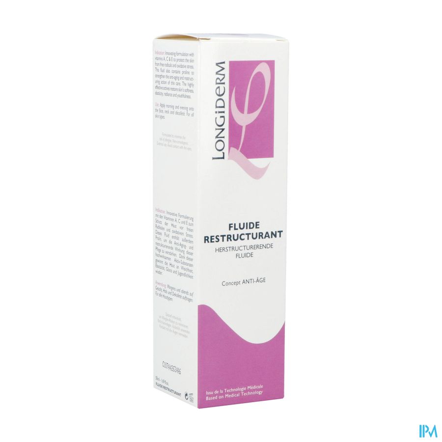 Longiderm Fluide Restructurant Visage Tube 50ml Longiderm Fluide Restructurant Visage Tube 50ml