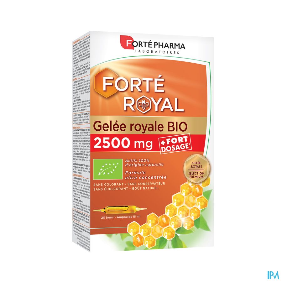 Gelee Royale Bio 2500mg Amp 20x15ml Gelee Royale Bio 2500mg Amp 20x15ml