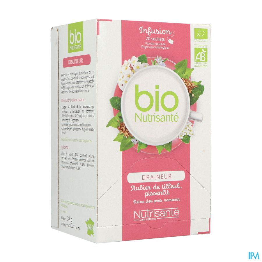 Infusie Bio Drainage Zakje 20 Infusie Bio Drainage Zakje 20