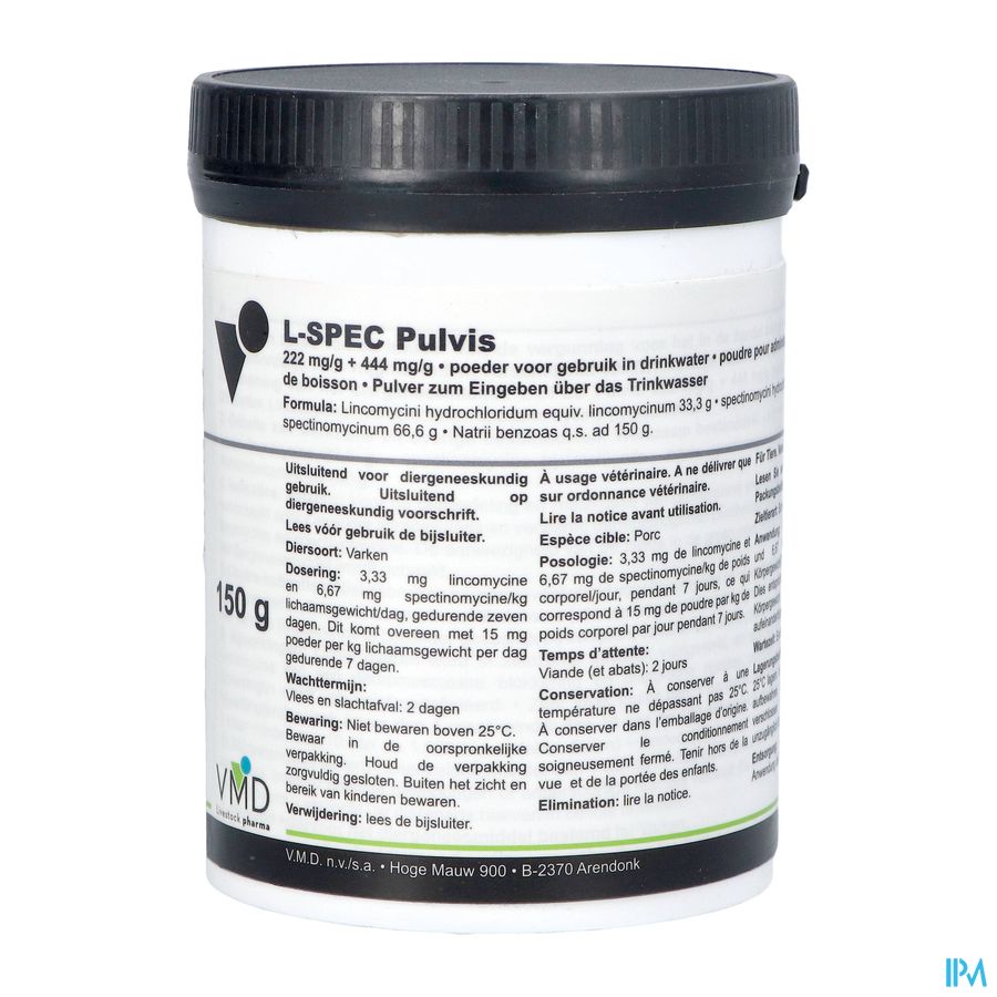 l-spec Pulvis Pdr 150g Vmd l-spec Pulvis Pdr 150g Vmd